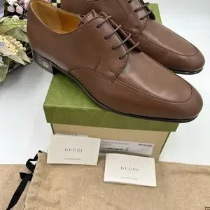 Men’s Gucci Leather, Oxford size 10 made in Italy GUCCI Shoes Men main image 2